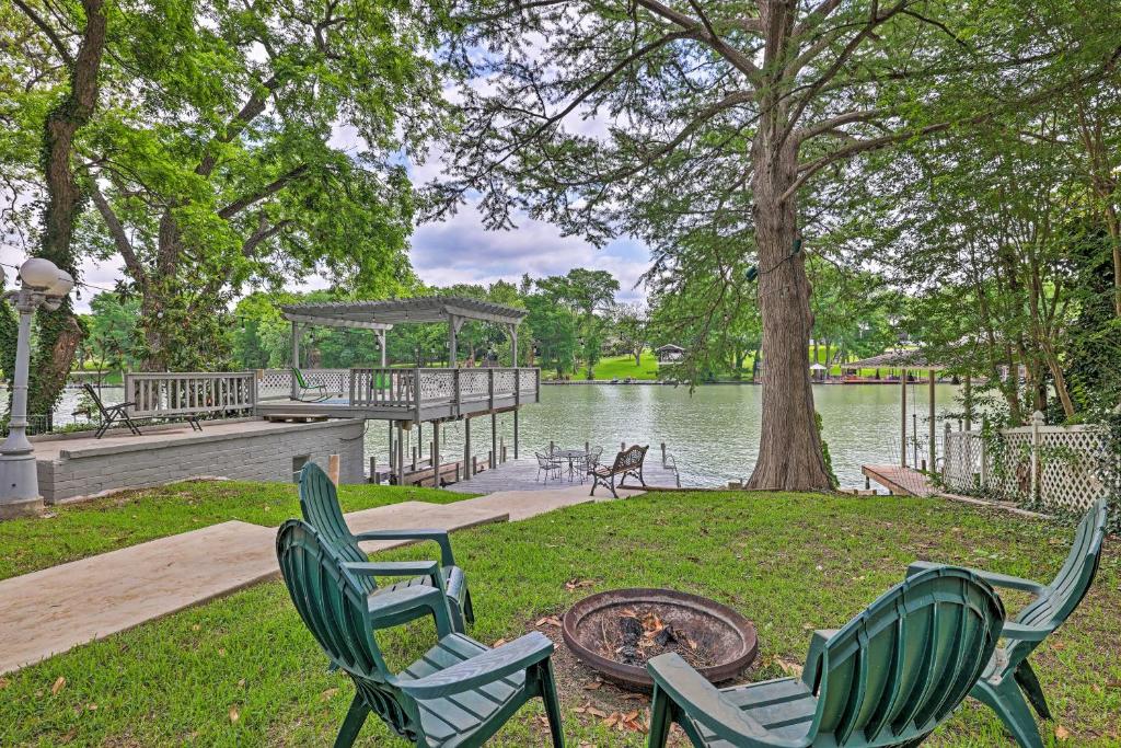 Waterfront Lake Placid Home Dock and Furnished Deck